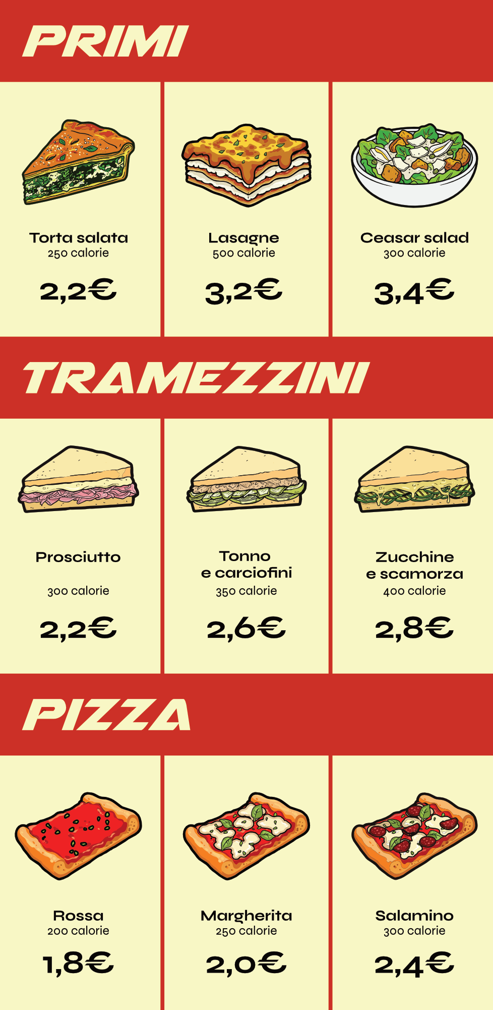 Menu Pagina 1